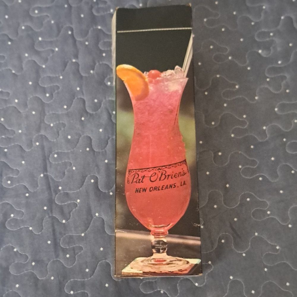 New Pat O’Briens Hurricane Glass New Orleans